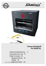 Notice STEBA PS E2600 XL Grill