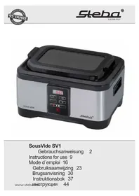 Notice STEBA SV 1 PRECISE Vakuumförpackningsmaskiner