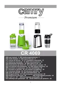 Notice CAMRY CR 4069 Tehosekoitin