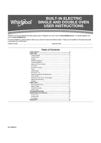 Notice WHIRLPOOL WHKITWCE55US0HB Four encastrable