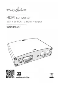 Notice NEDIS VCON3454AT Digitální audio převodník