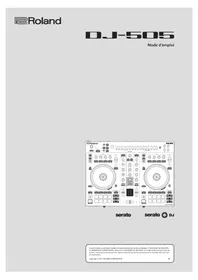 Notice ROLAND DJ505 Equipement DJ
