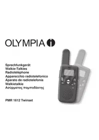 Notice OLYMPIA PMR 1612 Talkie-walkie