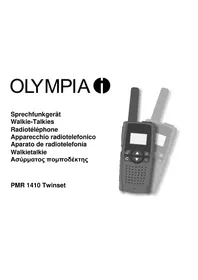 Notice OLYMPIA PMR 1410 Talkie-walkie