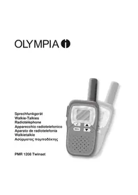 Notice OLYMPIA PMR 1208 Talkie-walkie