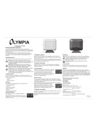 Notice OLYMPIA TV 150 Caméra de surveillance