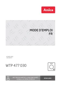 Notice AMICA WTP 477 030 Sèche-linge