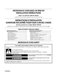 Notice WHIRLPOOL MK2167AB Four micro-onde