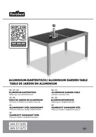 Notice FLORABEST IAN 295767 Tuinmeubilair