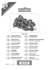 Notice FLORABEST HG00378 Mangueira de jardim