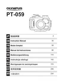 Notice OLYMPUS PT059 Autres accessoires pour appareil photo