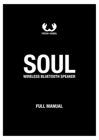 Notice FRESH N REBEL SOUL Haut-parleur