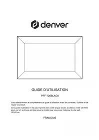 Notice DENVER PFF726 Cadre photo numérique