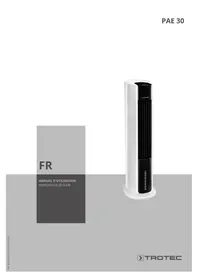 Notice TROTEC PAE 30 Climatisation