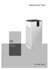 Notice TROTEC AIRGOCLEAN 250 E Purificateur d'air
