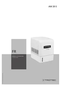 Notice TROTEC AW 20 S Purificateur d'air