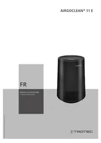 Notice TROTEC AIRGOCLEAN 11 E Purificateur d'air