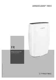 Notice TROTEC AIRGOCLEAN 150 E Purificateur d'air