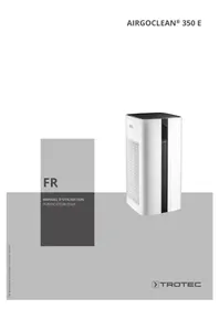 Notice TROTEC AIRGOCLEAN 350 E Purificateur d'air