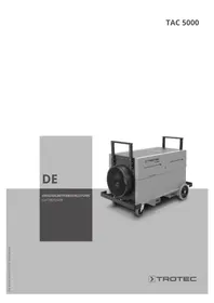 Notice TROTEC TAC 5000 Purificateur d'air