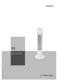 Notice TROTEC TVE 30 T Ventilateur