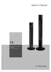 Notice TROTEC TVE 31 T Ventilateur