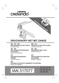 Notice Crelando IAN 317077 Pince outil