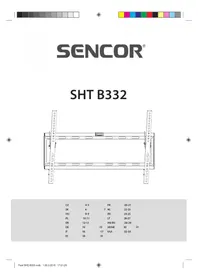 Notice SENCOR SHT B332 Support mural pour téléviseur