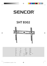 Notice SENCOR SHT B302 Τοίχος στήριξης
