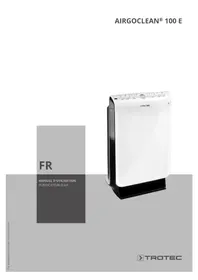 Notice TROTEC AIRGOCLEAN 100 E Purificateur d'air