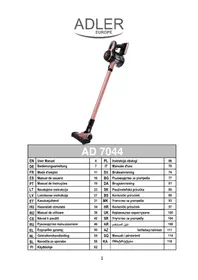 Notice ADLER AD 7044 Tozsoran