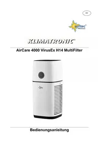 Notice SUNTEC AIRCARE 4000 VIRUSEX H14 MULTIFILTER Purificatore d'aria