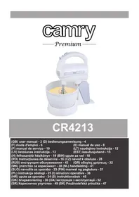 Notice CAMRY CR 4213 Konyhai robotgép