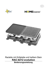 Notice SUNTEC RAC8212 EVOLUTION Appareil à raclette
