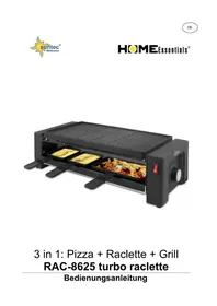 Notice SUNTEC RAC8625 TURBO Appareil de cuisson électrique