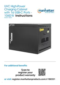 Notice MANHATTAN 180351 Battery charger