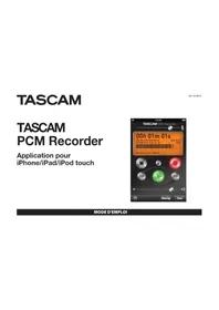 Notice TASCAM PCM RECORDER MKII Enregistreur audio