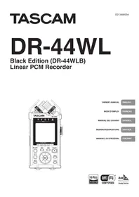 Notice TASCAM DR44WLB Enregistreur audio
