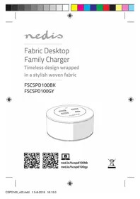 Notice NEDIS FSCSPD100GY Ładowarka do baterii