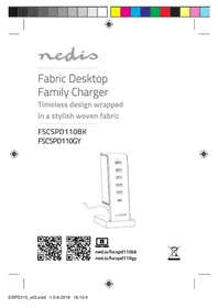 Notice NEDIS FSCSPD110GY Nabíječka baterií