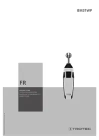 Notice TROTEC BM31WP équipements de mesure