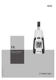Notice TROTEC BC06 équipements de mesure