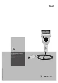 Notice TROTEC BB30 équipements de mesure