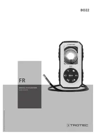 Notice TROTEC BO22 Caméra d'inspection