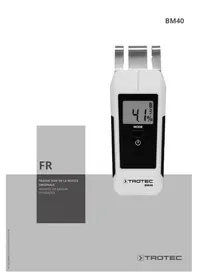 Notice TROTEC BM40 équipements de mesure