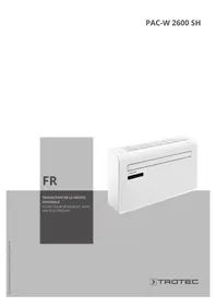 Notice TROTEC PACW 2600 SH Climatisation