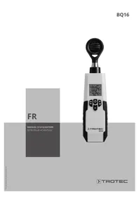 Notice TROTEC BQ16 équipements de mesure