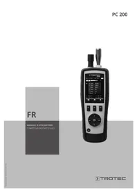 Notice TROTEC PC200 équipements de mesure