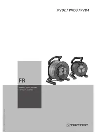 Notice TROTEC PVD3 Enrouleur électrique