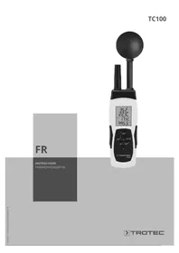 Notice TROTEC TC100 Thermomètre hygromètre